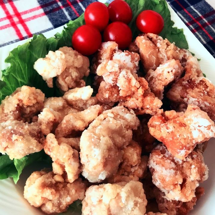 カリッと美味しい！鶏もも肉の唐揚げ